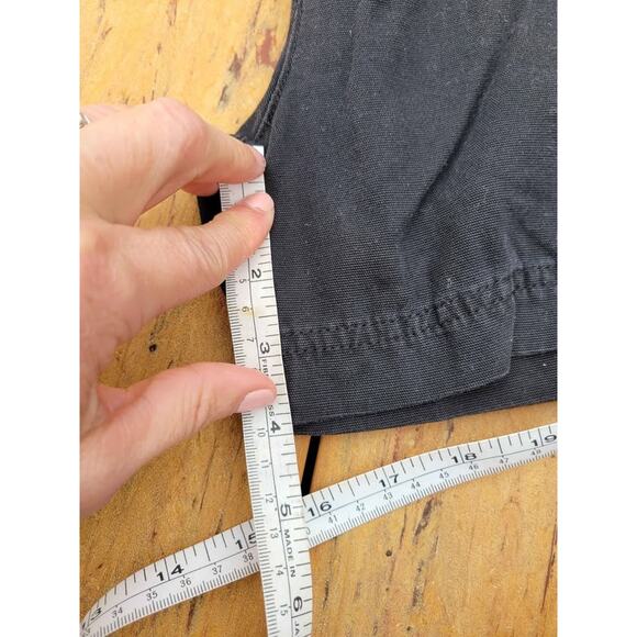 Hi-Rise Black Lee Riveted Shorts SIZE 8P NWT Belt - Picture 6 of 6